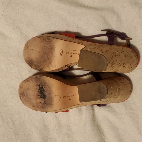 Kate Spade Heeled Sandals 6.5 M - Picture 9 of 10